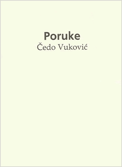 Poruke Čedo Vuković -lektira Za VIII Razred