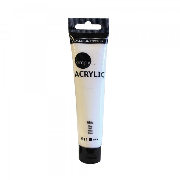 Akrilna Boja White Simply 75ml 126975011