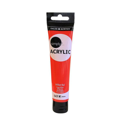 Akrilna Boja Brill Red Simply 75ml 126975547