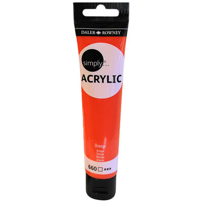 Akrilna Boja Orange Simply 75ml 126975660