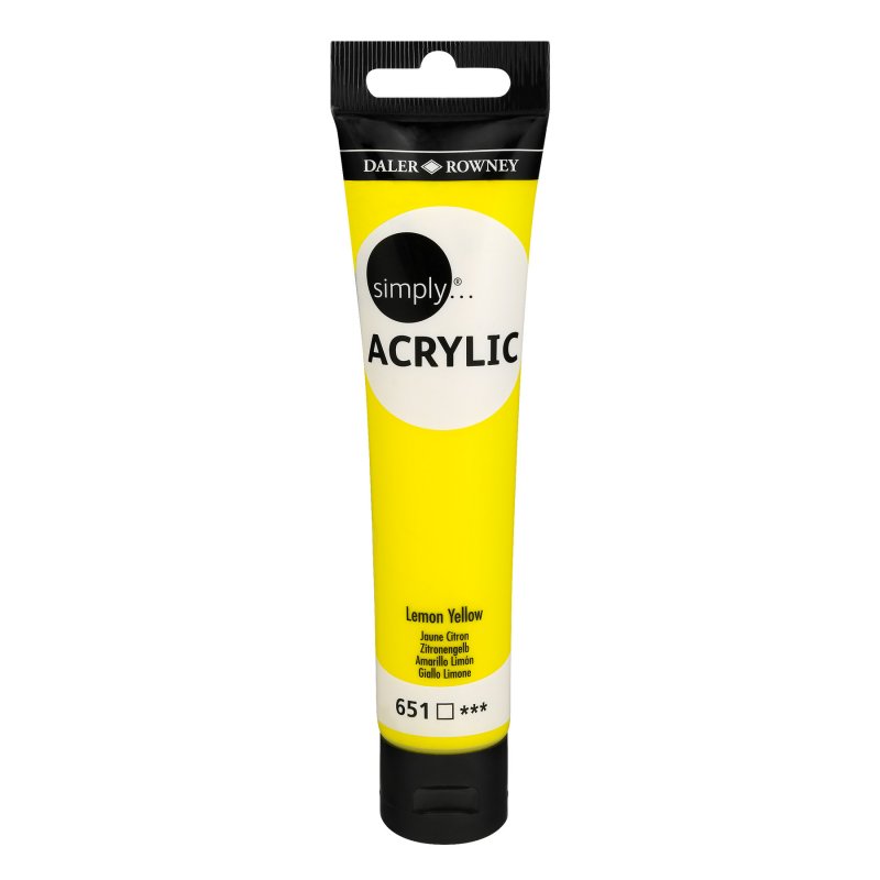 Akrilna Boja Primary Yellow Simply 75ml 126975675