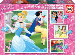 Puzle 4 Pcs Progresive Disney Educa