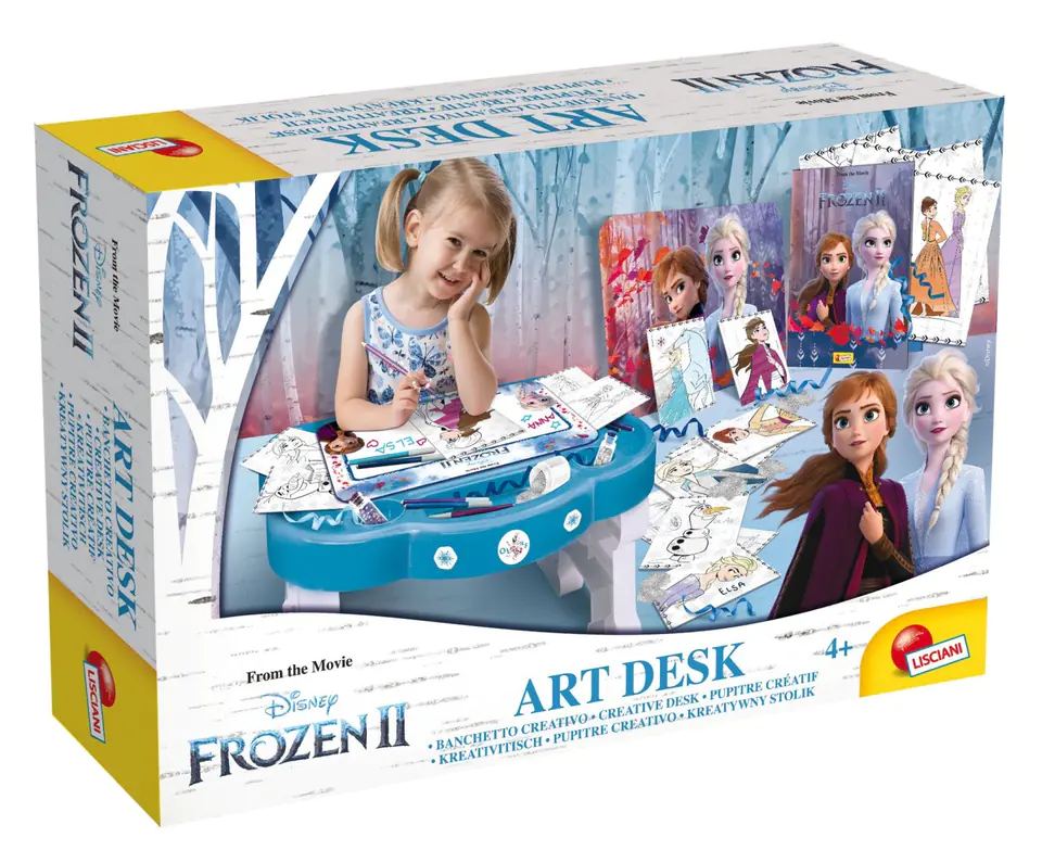 ! Frozen II Kreativni Umetnički Sto Za Crtanje Lisciani 73719 !