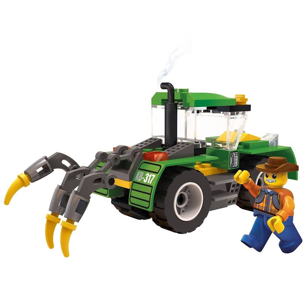 Kocke Traktor Sa Plugovima Blocki 0317 Mil