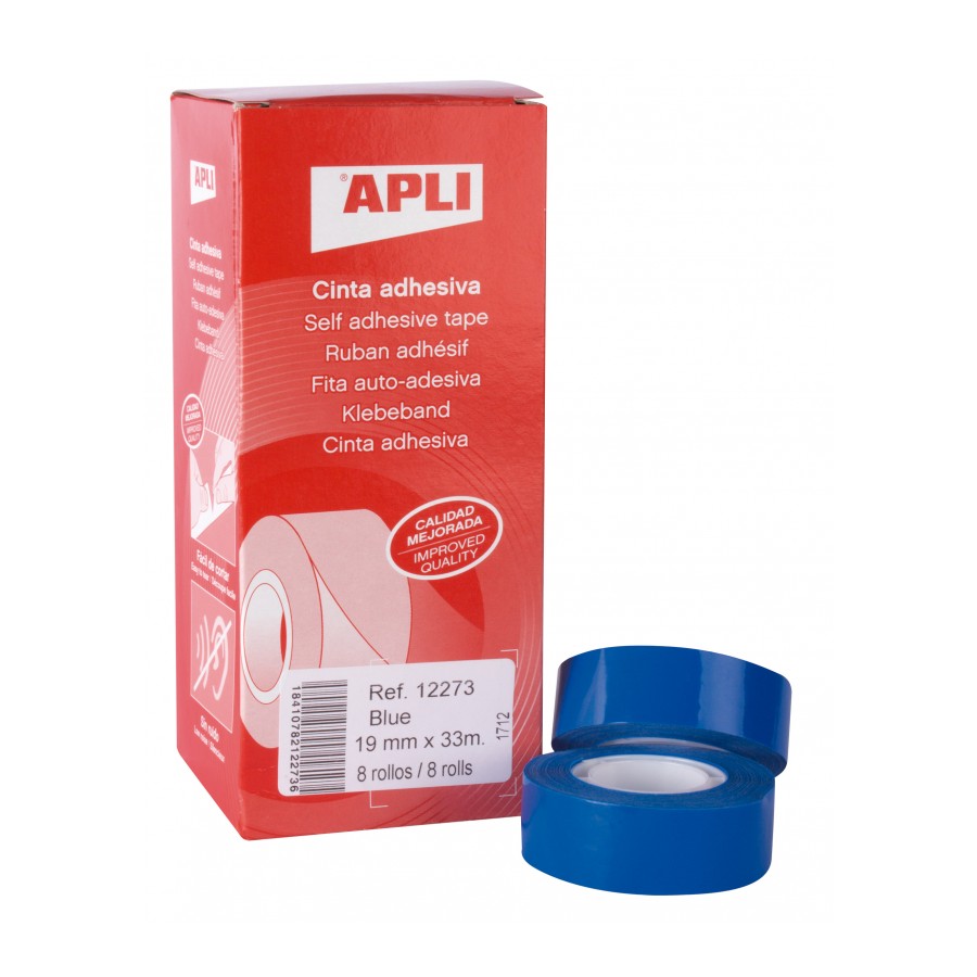 Selotejp 19mmx33m Plavi 12273 Apli