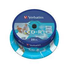 CD-R 52X25 Verb.printable 43439