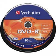 DVD-R 4,7GB 16X Verb./10 43523