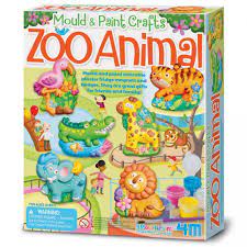 Napravi Figuru Magnet Zoo životinje 4M 04753