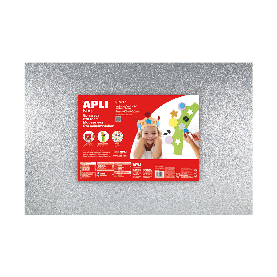 Eva Pjena A3 Gliter Silver 13176 Apli
