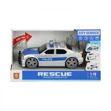 Auto Policijski 1:16 Sivi Sa Zvukom I Svetlom WY620B