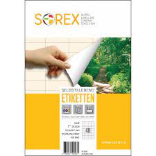 Naljepnice 52,5x29,7 Sorex 
