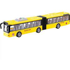 Autobus 1:16 Produzeni Zuti Sa Zvukom I Svetlom WY913A