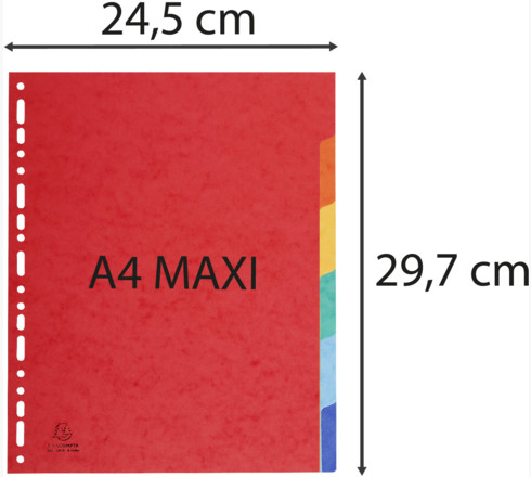 Razdjelnik A4 +400g 6 Boja 2606E