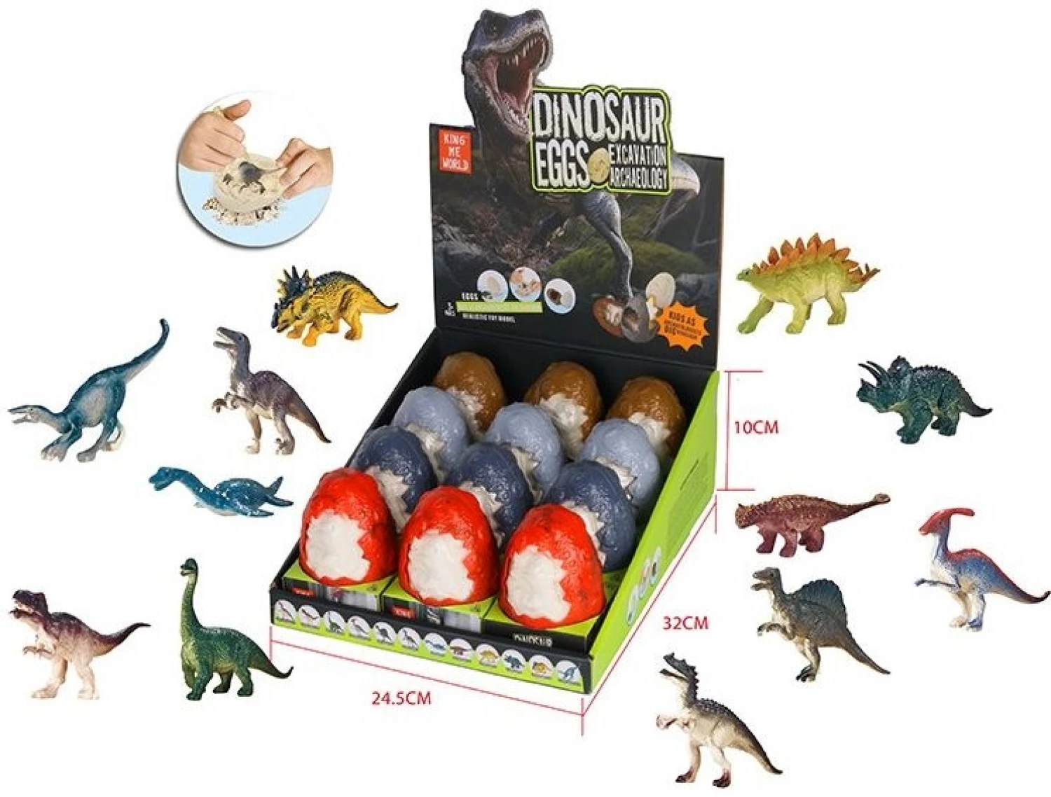 Dinosaurus Jaje 6018BA Mag