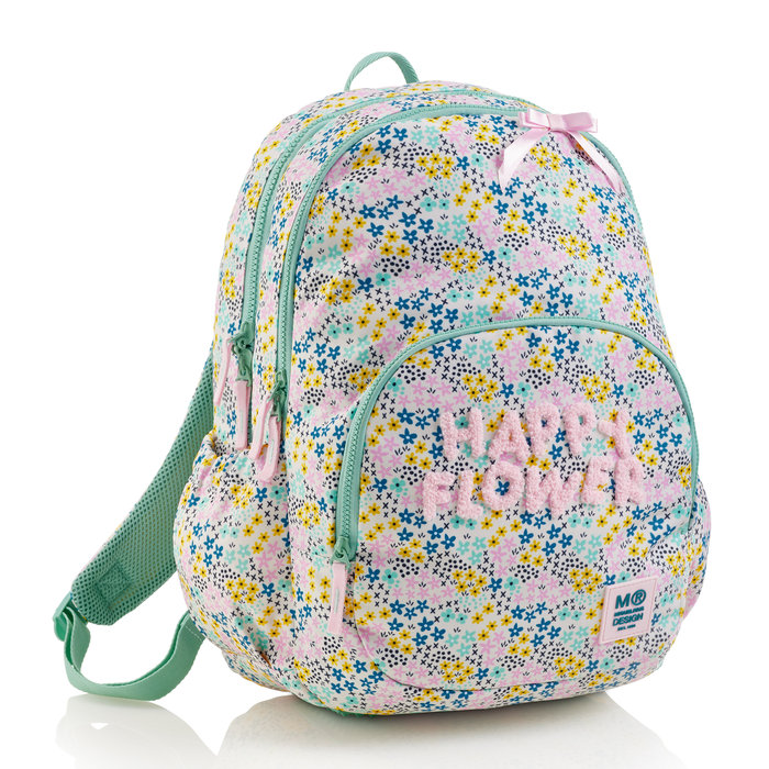 Ranac 3zip Triple Oslo Happy Flower MR19479