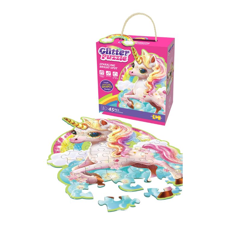 Puzzle Unicorn Glitter 45 Pcs 88949Z  Mil.
