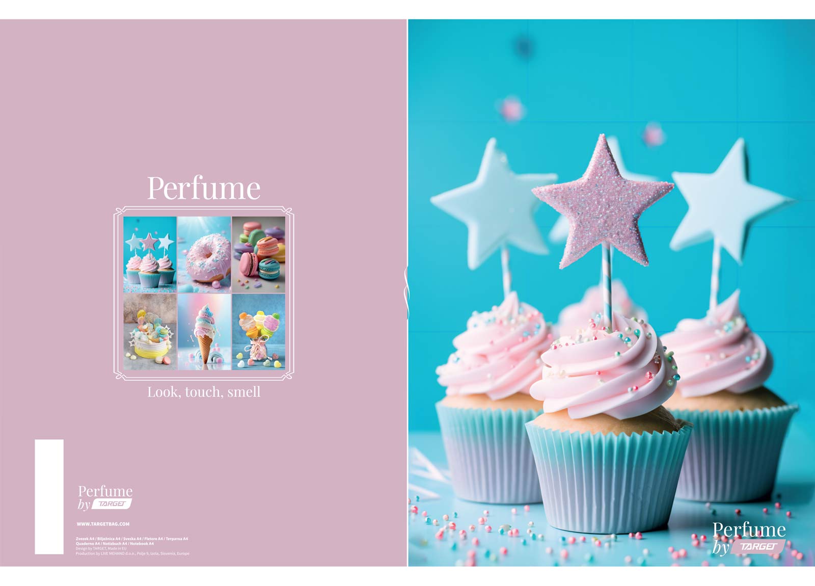 Sveska A4 Kocke Perfume 16539 Target