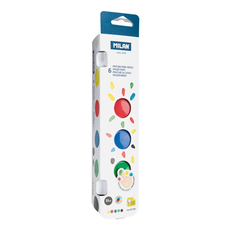 Tempera Prstna 6x25ml Milan 031506