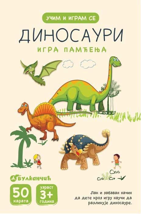 Karte-Igra Pamćenja-Dinosaurusi Vulkan