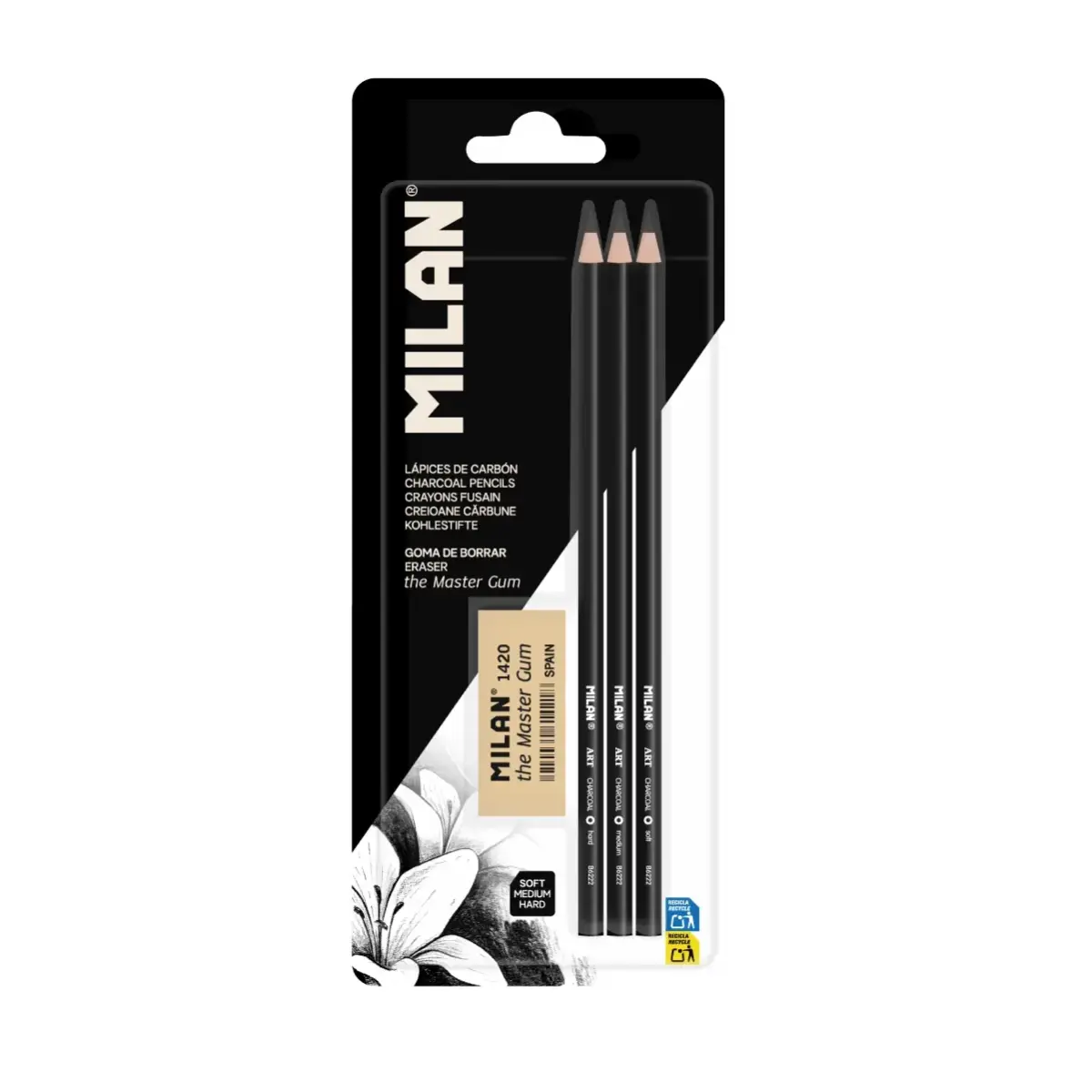 Graf. Olovka Milan Art + Gumica BYM10531