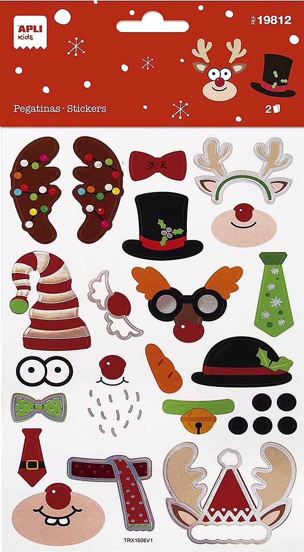 Stikeri Christmas 19812 Apli