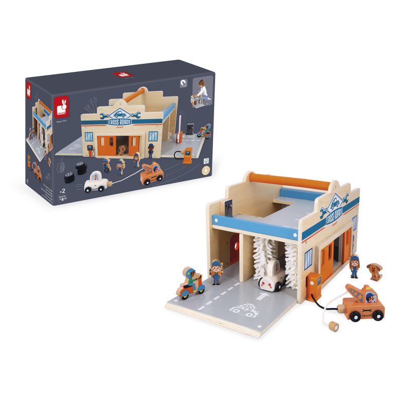 Drveni Set Moja Prva Garaža J05918 Janod