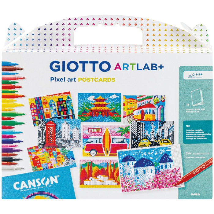 Giotto Kreativni Set Art Lab+Pixel Art Postcards 582800