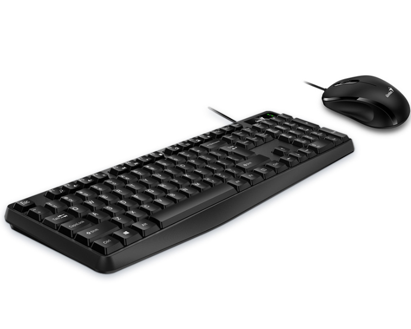 Tastatura Genius KM-170 + Miš USB Crna US