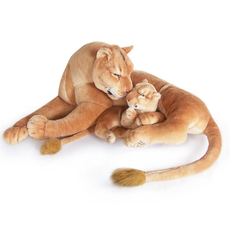 Plišana Igračka Lavica 88cm Sa Lavićem 40cm 11/71823 Milenijum