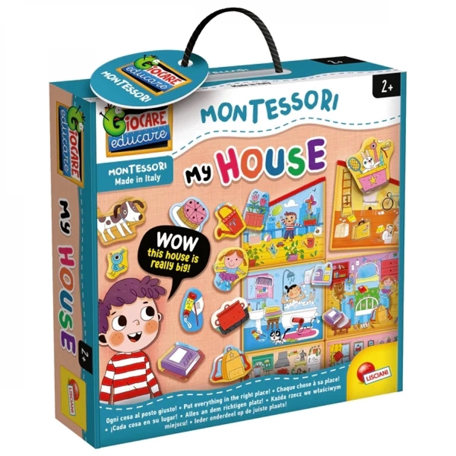 Montesori Edukativna Igra Moja Kuća Lisciani 85644 Magaza