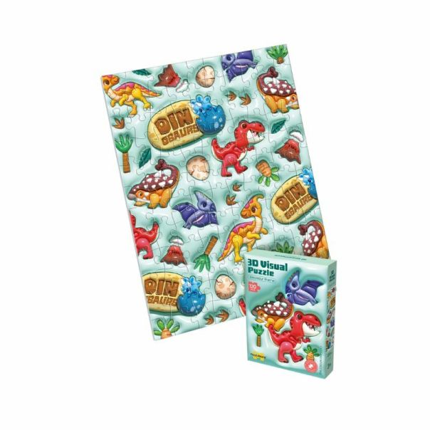 Puzzle 3D Dinosaurusi 120 Pcs 91/71782 Milenijum