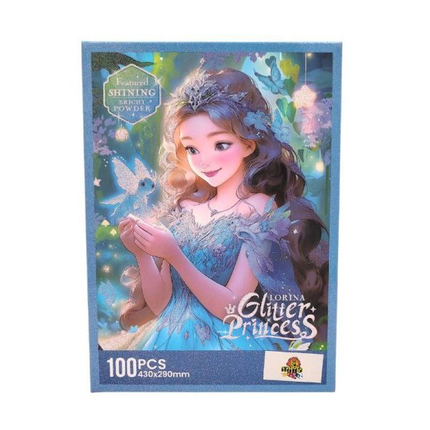 Puzzle Glitter Princess Lorina 100 Pcs 91/71632 Milenijum