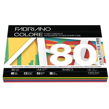 Fabriano Colore A4/80g Mix Tamni 250L 19100809