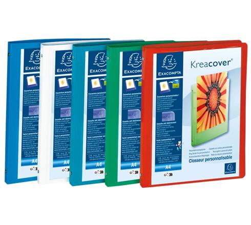 Ring Binder Kreacover A4 4 Prstena 15mm Mix Boja Exa 51989E