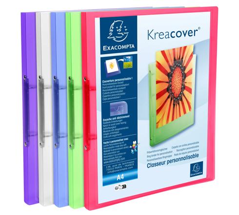 Ring Binder Kreacover A4 2 Prstena 15mm Mix Boja Exa 54969E