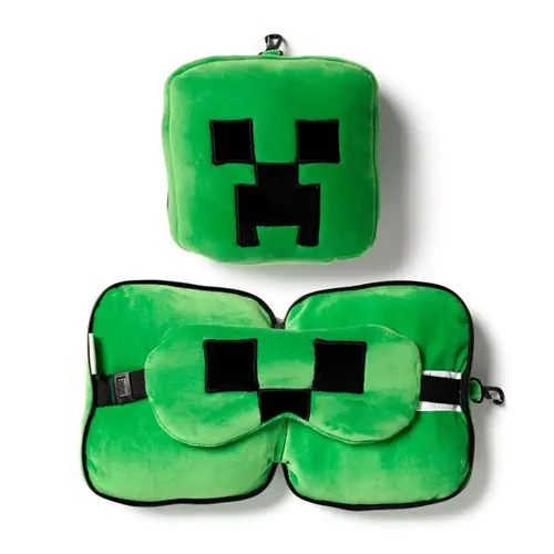 Putni Jastuk I Maska Za Oči Puckator Relaxeazzz Minecraft Creeper