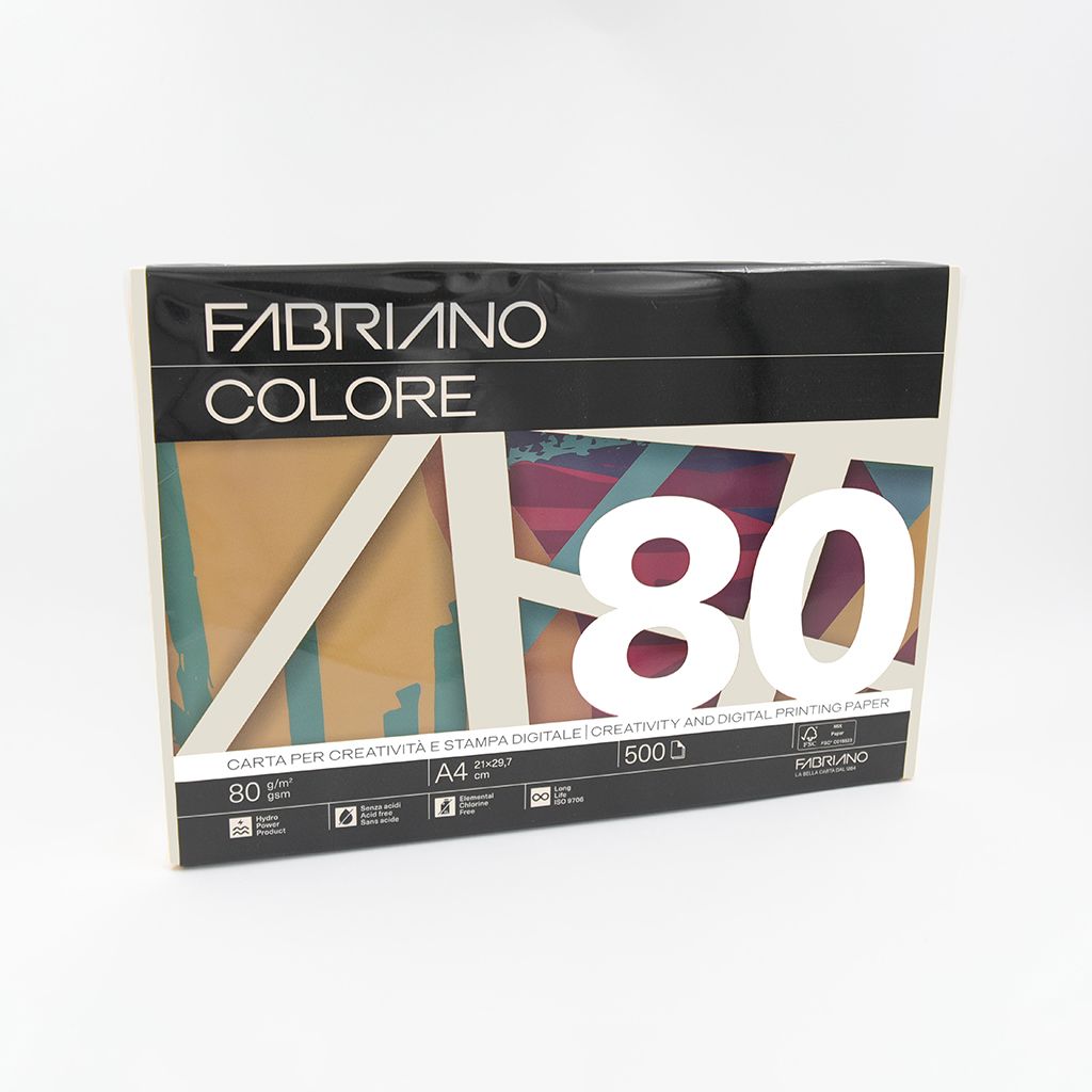 Fabriano Colore A4/80g Onice 500L 75621297 Soft