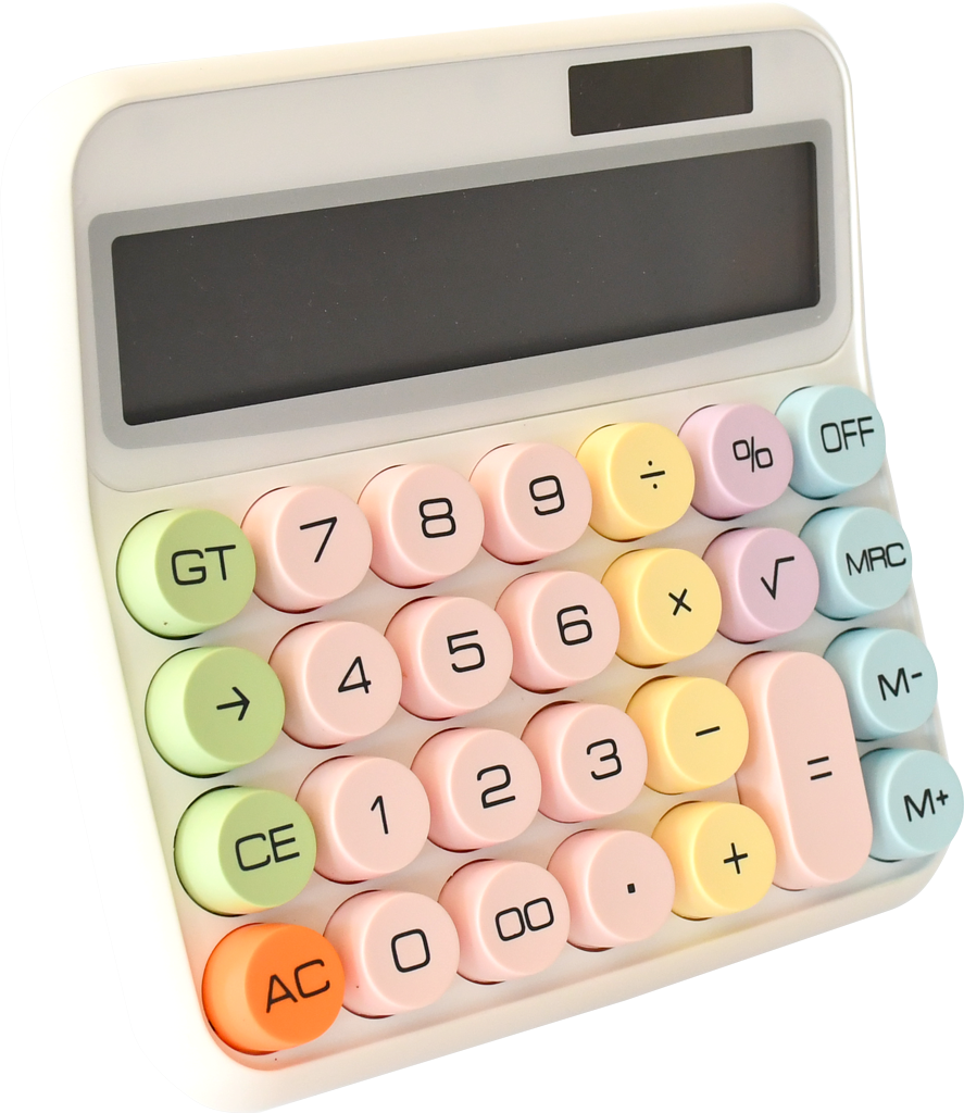 Kalkulator Pastel Electronic Retro 4 Boje OP24060 WY