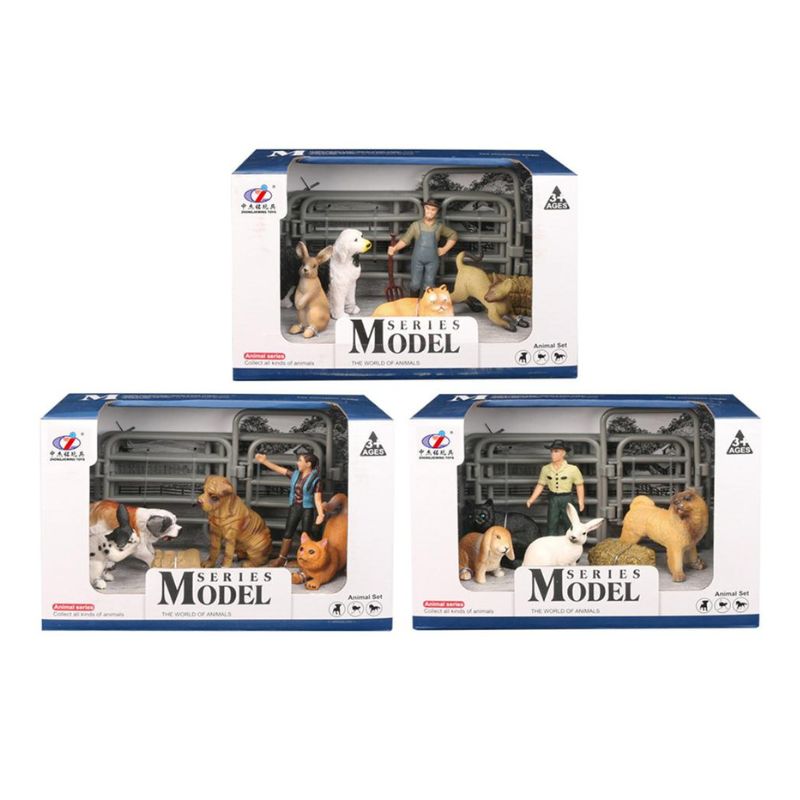 Set životinja Sa Farmerom U Miksu 45525 Mil
