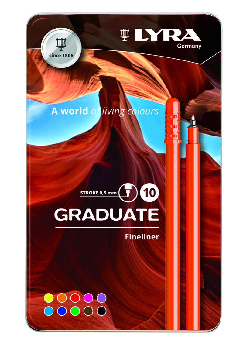 Flomaster 1/10 Lyra Graduate Fineliner 6771100
