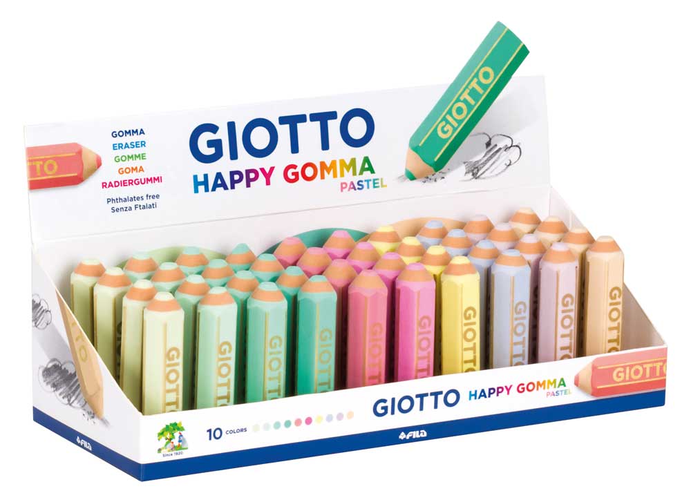 Gumice Happy Gomma 1/40 Pastel 234000